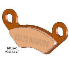 Гальмівні колодки delta braking kh159 polaris - заміна db2460mx-d та db2460qd-d