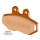Гальмівні колодки delta braking kh167 - заміна db2700mx-d та db2700qd-d