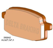 Гальмувальні колодки delta braking kh169 передні adly silver/fox 50 '01-'05, peugeot clic 50 '08-'11, YAMAHA ya 100 grand axis '05, yw 100t '96, beta 125r