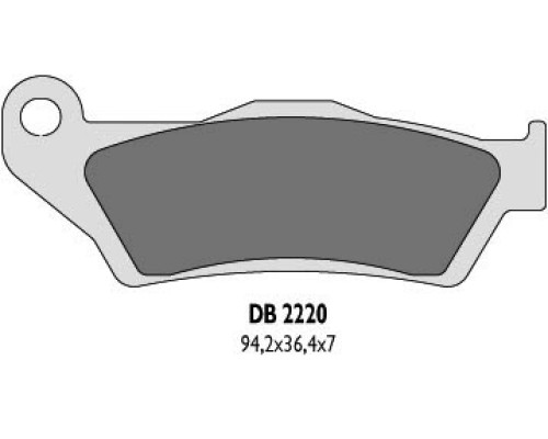 Гальмувальні колодки delta braking kh181 передні brembo - заміна db2220mx-d та db2220qd-d