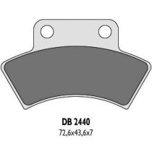 Гальмувальні колодки delta braking kh232 quadzilla, polaris задні - заміна db2440mx-d та db2440qd-d