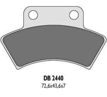 Гальмувальні колодки delta braking kh232 quadzilla, polaris задні - заміна db2440mx-d та db2440qd-d