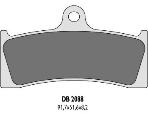 Гальмівні колодки delta braking kh249