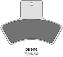 Гальмівні колодки delta braking kh270 quadzilla - заміна db2410mx-d та db2410qd-d