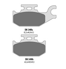 Гальмівні колодки delta braking kh307 YAMAHA yfm задні - заміна db2400mx-d та db2400qd-d