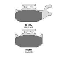 Гальмівні колодки delta braking kh307 YAMAHA yfm задні - заміна db2400mx-d та db2400qd-d