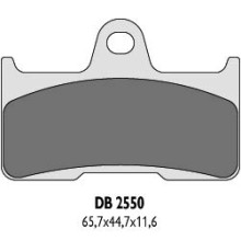 Гальмувальні колодки delta бракінг kh344 YAMAHA yfm 660 02-08 задні - заміна db2550mx-d та db2550qd-d