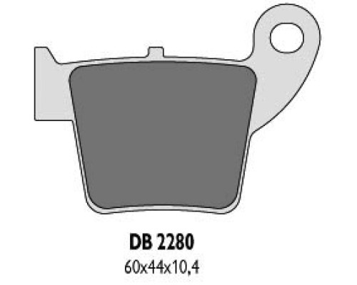 Гальмівні колодки delta braking kh346 HONDA cr/crf 02-16 задні - заміна db2280mx-d та db2280qd-d