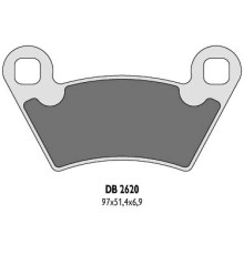 Гальмівні колодки delta braking kh354 polaris - заміна db2620mx-d та db2620qd-d