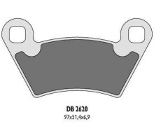Гальмівні колодки delta braking kh354 polaris - заміна db2620mx-d та db2620qd-d