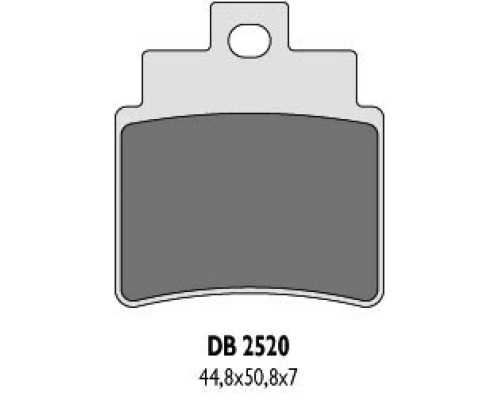 Гальмувальні колодки delta braking kh355 kymco 250/300, sym - заміна db2520qd-d
