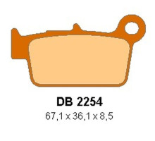 Гальмівні колодки delta kh367/2 задні beta rr 50/125 '08-'15, 200 urban '08-'15, 200 rr '20-'23, 250 rr '13-'22, 300 rr '13-'23, 350 alp4, 400 rr '05-'17, 350 rr '11-'22, 390 rr '15-'23, 430