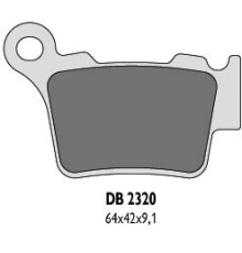 Гальмувальні колодки delta braking kh368 задні brembo (ktm) - заміна db2320mx-d та db2320qd-d