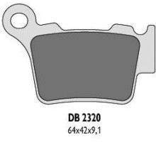 Гальмувальні колодки delta braking kh368 задні brembo (ktm) - заміна db2320mx-d та db2320qd-d