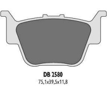 Гальмівні колодки delta braking kh373 HONDA trx задні - заміна db2580mx-d та db2580qd-d