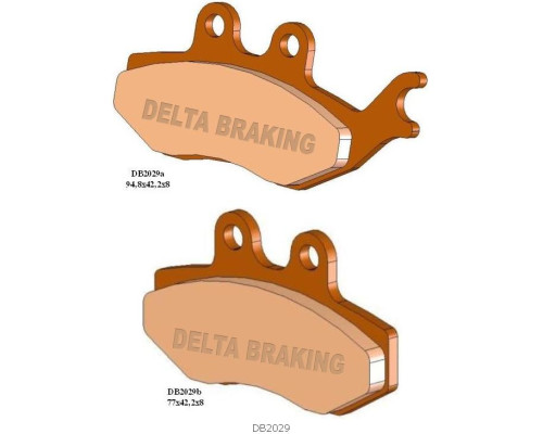 Гальмівні колодки delta braking kh374