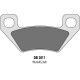 Гальмувальні колодки delta braking kh395 arctic cat - заміна db2011mx-d та db2011qd-d