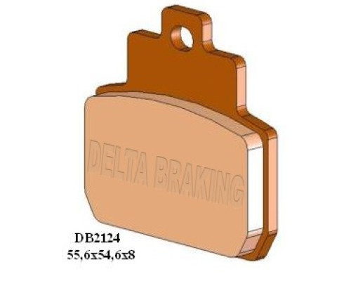 Гальмувальні колодки delta braking kh425 piaggio 125/150/250 задні, beverly 500 '06 задні
