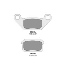 Гальмувальні колодки delta braking kh431 atv adly + quadzilla - заміна db2165mx-d та db2165qd-d