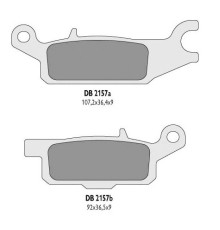 Гальмувальні колодки delta braking kh445 YAMAHA yfm 550 grizzly '11-14, yfm 700 grizzly '07-18 задня ліва - заміна db2157mx-d та db2157qd-d