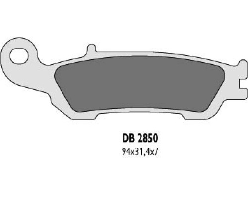 Гальмувальні колодки дельта гальмування kh450 передні YAMAHA yz/yzf 08-16 - заміна db2850mx-d та db2850qd-d