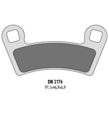 Гальмівні колодки delta braking kh456 polaris - заміна db2176mx-d та db2176qd-d