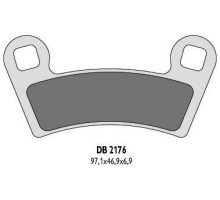 Гальмівні колодки delta braking kh456 polaris - заміна db2176mx-d та db2176qd-d