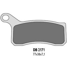 Гальмувальні колодки delta braking kh462 ktm quad - заміна db2171mx-d та db2171qd-d