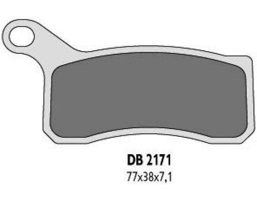 Гальмувальні колодки delta braking kh462 ktm quad - заміна db2171mx-d та db2171qd-d