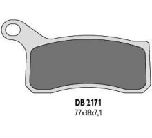 Гальмувальні колодки delta braking kh462 ktm quad - заміна db2171mx-d та db2171qd-d