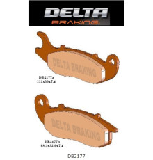 Гальмувальні колодки delta braking kh465 HONDA crf 230/250l, ajp pr7 передні - заміна db2177mx-n та db2177qd-n