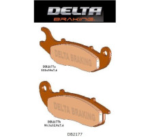 Гальмувальні колодки delta braking kh465 HONDA crf 230/250l, ajp pr7 передні - заміна db2177mx-n та db2177qd-n