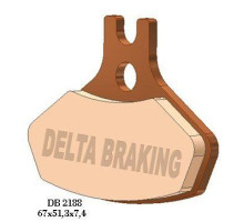 Гальмівні колодки delta braking kh468 can-am ds 450 (08-14) передні - заміна db2188mx-n та db2188qd-n