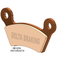 Гальмувальні колодки delta braking kh473 can-am spyder rs / rs-s / rt / rt ltd / rt-s '10-12, rs se5 / sm5 '08-09 задня ліва - заміна db2194rd-n4