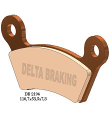 Гальмувальні колодки delta braking kh473 задні can-am spyder 1000 '08-'12