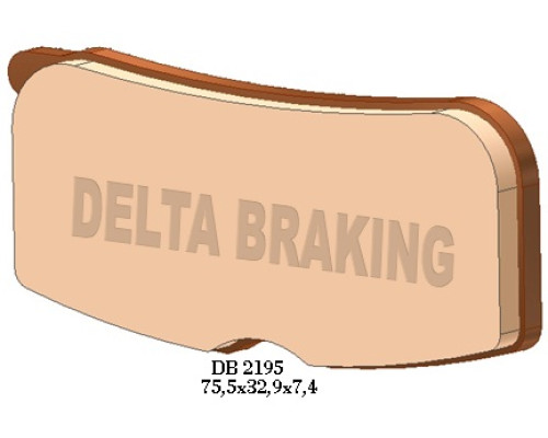 Гальмівні колодки delta braking kh474 can-am spyder rs / rs-s / rt / rt ltd / rt-s '10-12, rs se5 / sm5 '08-09 передні ліві / рівні - заміна db2195rd-n3 та db2195rd-n4
