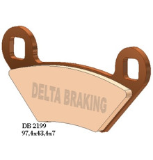 Гальмувальні колодки delta braking kh475 polaris - заміна db2199mx-d та db2199qd-d