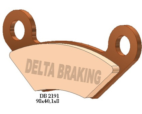 Гальмівні колодки delta braking kh483 quadzilla - заміняє db2191qd-d та db2191mx-d