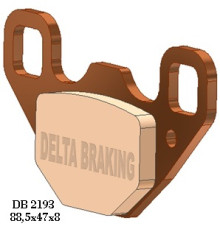 Гальмувальні колодки delta braking kh489 polaris rzr 170 '09-'14 задні