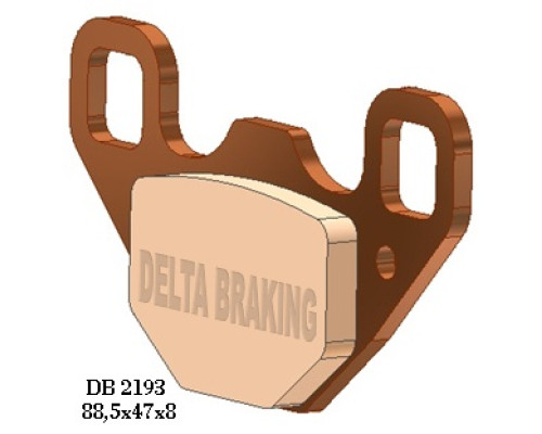 Гальмувальні колодки delta braking kh489 polaris rzr 170 '09-'14 задні - заміна db2193qd-d