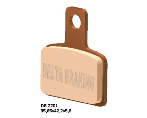 Гальмувальні колодки delta braking kh495 бета пробна - заміна db2201mx-n