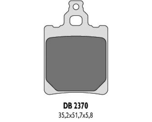 Гальмівні колодки delta braking kh60 kh337 ktm sx60/65`00-03 - заміна db2370mx-d та db2370qd-d