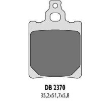 Гальмівні колодки delta braking kh60 kh337 ktm sx60/65`00-03 - заміна db2370mx-d та db2370qd-d