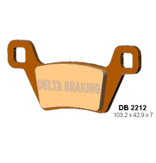 Гальмувальні колодки delta braking kh600 kymco mxu - заміна db2212mx-d та db2212qd-d