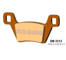 Гальмувальні колодки delta braking kh600 kymco mxu - заміна db2212mx-d та db2212qd-d