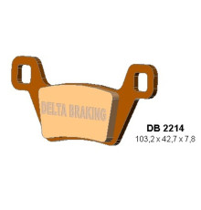 Гальмівні колодки delta braking kh600 передні kymco mxu 500 '09-'14, mxu 550 '10-'21, mxu/uxv 700 '13-'21