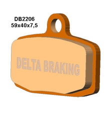 Гальмувальні колодки delta braking kh612 ktm sx85 `12-20 передні - заміна db2206mx-d та db2206qd-d