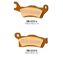 Гальмувальні колодки delta braking kh617 can-am outlander 800/1000 '12, renegade 1000 '12 передня права, задня - заміна db2215mx-d та db2215qd-d