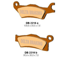 Гальмувальні колодки delta braking kh618 can-am outlander 800/1000 '12, renegade 1000 '12 передня ліва - заміна db2216mx-d та db2216qd-d