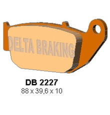 Гальмівні колодки delta kh629 HONDA cbr 125 '11-, cb 125 r/300 r 18-, crf 250 l 13-17, suzuki gsx-r/s 18-, задні - заміняє db2227mx-d та db2227qd-d